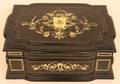 French Ebony  Ivory Box by Gerson Weber  13 12 T x