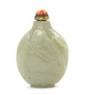 A Carved Hardstone Snuff Bottle