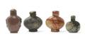A Group of Four Hardstone Snuff Bottles