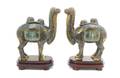 A Pair of Chinese Cloisonne Camels