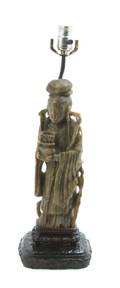 A Chinese Carved Soapstone Figure