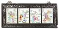 A Set of Four Chinese Porcelain Plaques