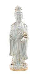 A Chinese Glazed Porcelain Guanyin