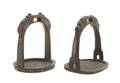 Two Chinese Temple Bell Frames
