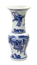 A Chinese Blue and White Baluster Vase