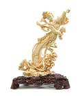 A Chinese Carved Ivory Figure of a Lady