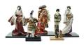 A Group of Five Japanese Dolls