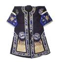 A Chinese Embroidered Silk Ladys Robe