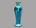 442 Steuben Blue Aurene Flower Vase