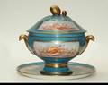 430 3 Pc Sevres Soup Tureen