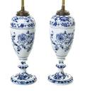 Two Meissen Porcelain Covered Urns