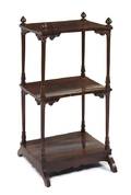 An English Rosewood Whatnot Shelf