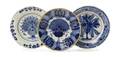 Three Delft Porcelain Plates