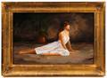 Michael Wardle 1984 Signed Oil Claudia
