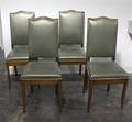A Set of Four Art Deco Style Dining Chairs