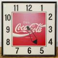 A CocaCola Illuminated Wall Clock