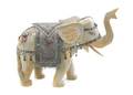 A Camel Bone Veneered Caparisoned Elephant