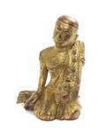A Thai Gilt Painted Figure