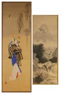 Two Japanese Scroll Paintings