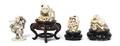 A Group of Four Japanese Ivory Figures