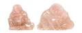 Two Chinese Carved Rose Quartz Figures