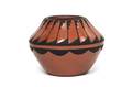 A Jemez Black on Redware Pot C Lovelto