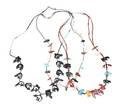 A Collection of Three Zuni Fetish Necklaces