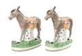 A Pair of English Porcelain Animalier Figures