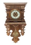 A Victorian Walnut Bracket Clock