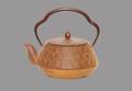 386 Oriental Metal Teapot