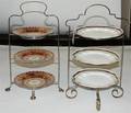 Two English Pastry Stands