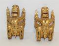 A Pair of Thai Giltwood Architectural Elements