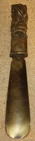 A Japanese Brass Shoe Horn
