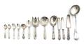 A Collection of American Sterling Silver Flatware and Serving Articles
