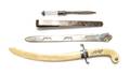 Four English Silver or Silver Mounted Paper Knives