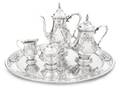 An American Sterling Silver Tea and Coffee Service Alvin Manufacturing Co