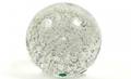 565 Clear Crystal Controlled Bubble Paperweight