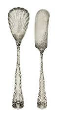 Two American Sterling Silver Flatware Articles Tiffany  Co