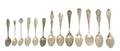 A Collection of TwentyThree American Sterling Silver Spoons