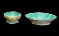 480 Two 20th Century Bowls One Chinese Square bowl