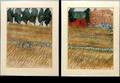 461 Pair of Pastels American School Landscapes Signed