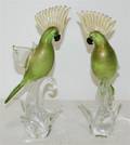A Pair of Italian Glass Figures