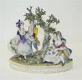 A Royal Vienna Bocage Porcelain Figural Group
