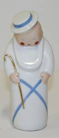 A Limoges Polychrome Painted Porcelain Figure