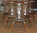 A Set of Six Oak Windsor Chairs