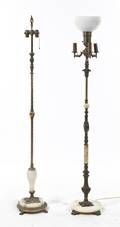 Two American Art Deco Floor Lamps
