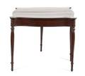 An American Sheraton Style Mahogany FlipTop Games Table