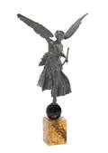 A Continental Cast Metal Figure of Victory