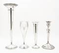 Three American Sterling Silver Vases