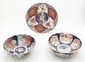 Three Japanese Imari Porcelain Articles